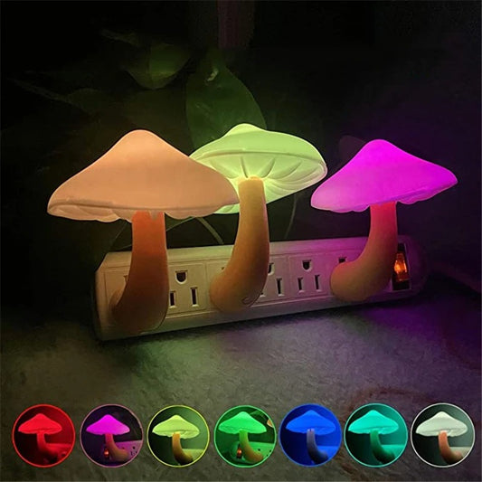 Enchanted Glow Mushroom Night Light